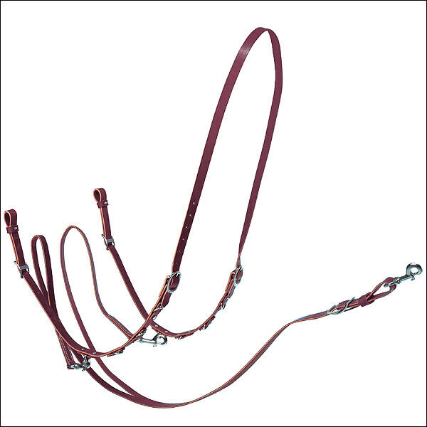 Weaver Leather Tack Horse Leathher Roper Barrel Style German Martingale