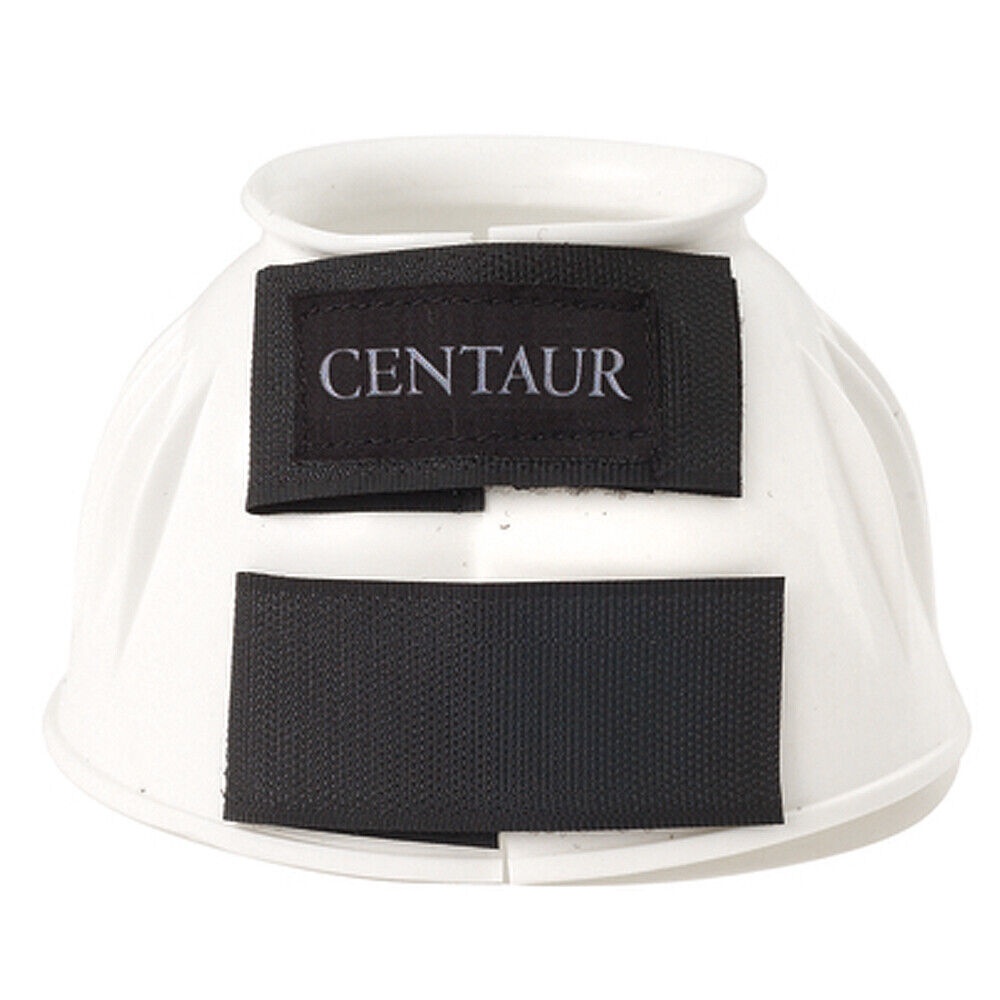 X-Large Centaur Pvc Ribbed Double Hook And Loop Bell Boots White