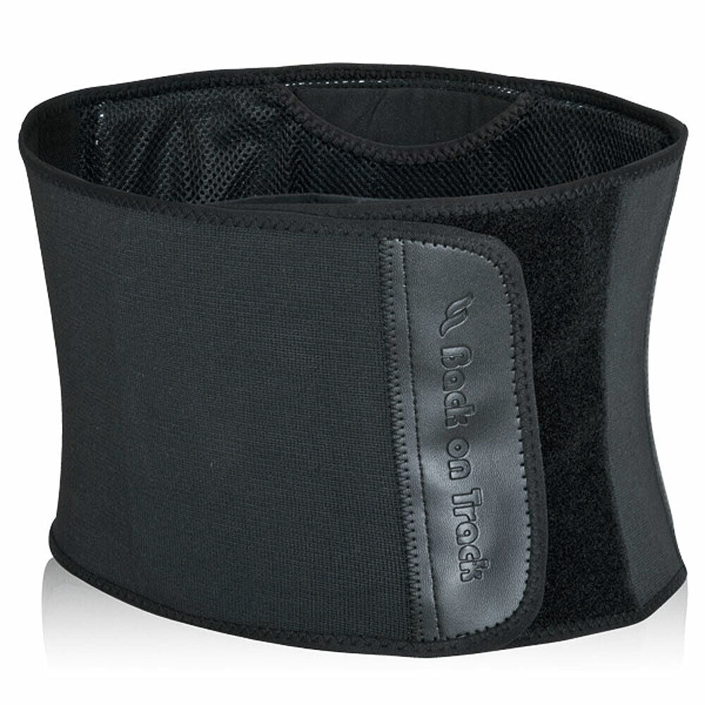 X Large Back On Track Body Pain Relief Therepy Wide Front Brace Black